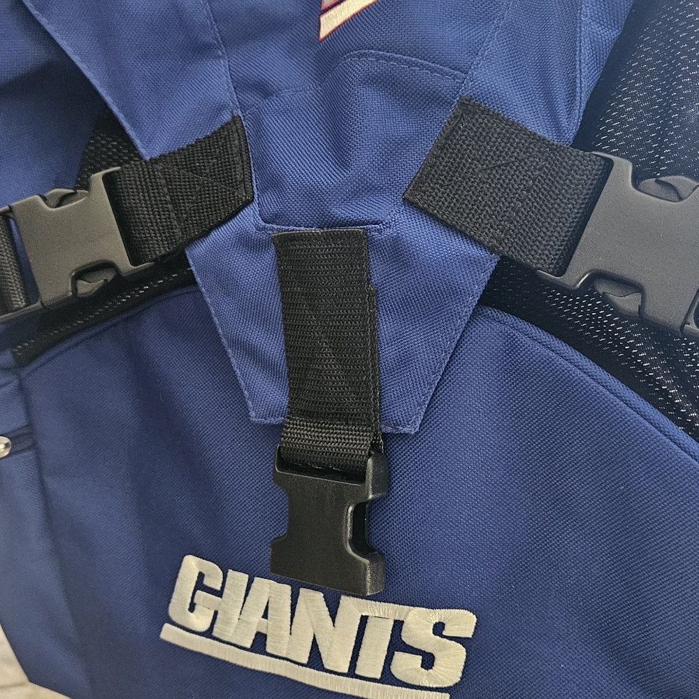 NFL New York Giants Backpack. Large, LIKE NEW